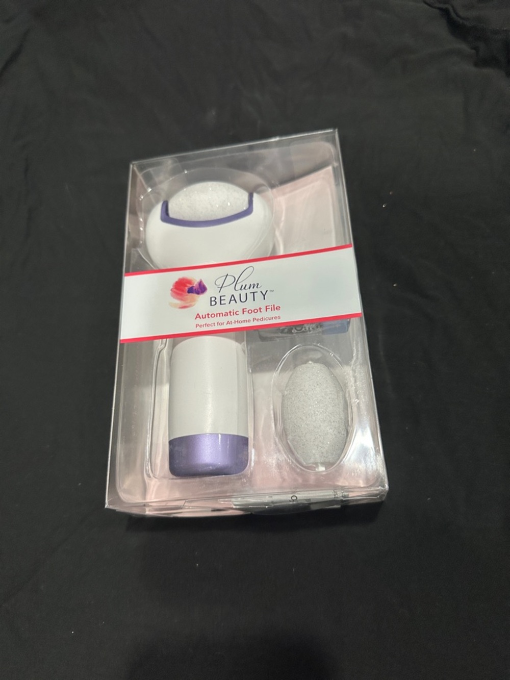 Automatic Foot File - White & Purple